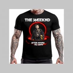 The Weeknd čierne p&aacute;nske tričko materi&aacute;l 100% bavlna
